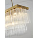 Canada 14 Light 48 inch Satin Brass Chandelier Ceiling Light